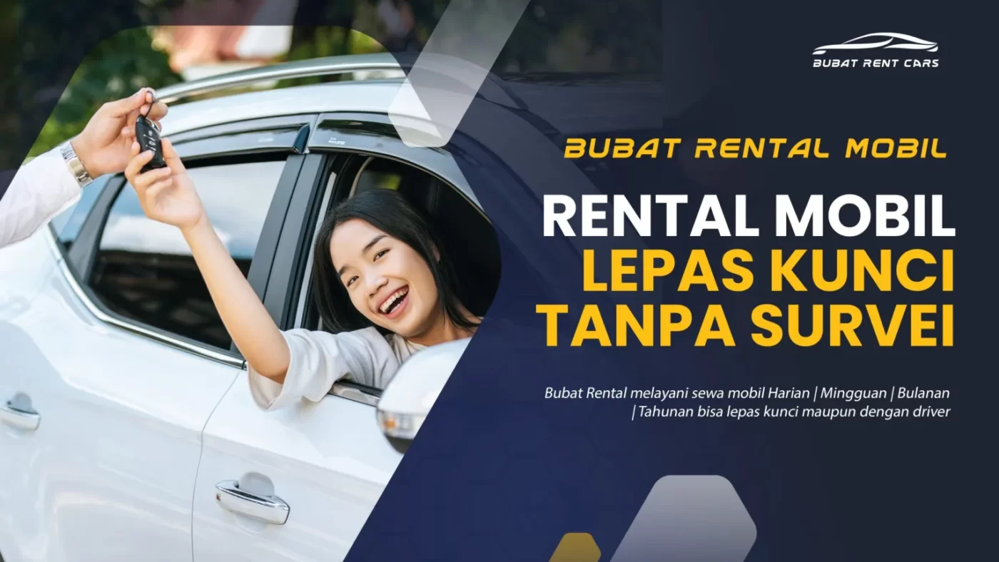 banner rental mobil lepas kunci tanpa survei